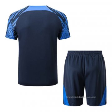 Chandal del Francia Manga Corta 2022-2023 Azul - Pantalon Corto