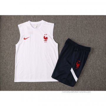 Chandal del Francia Sin Mangas 2021-2022 Blanco