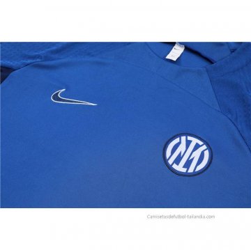 Chandal del Inter Milan Manga Corta 2022-2023 Azul - Pantalon Corto