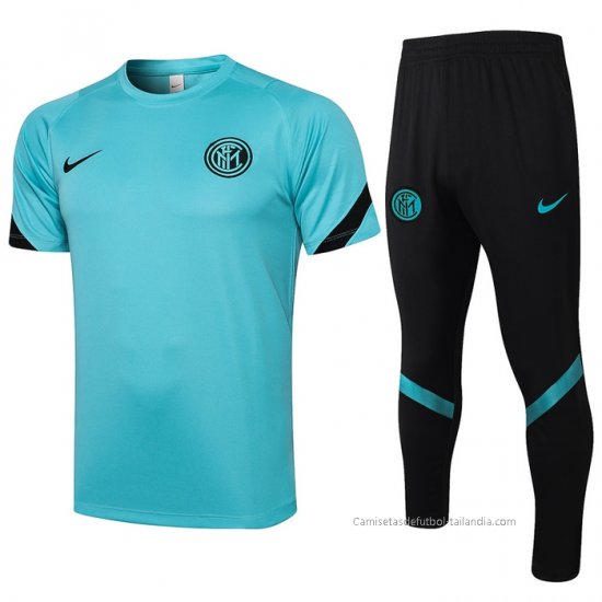 Chandal del Inter Milan Manga Corta 2021-2022 Verde - Haga un click en la imagen para cerrar
