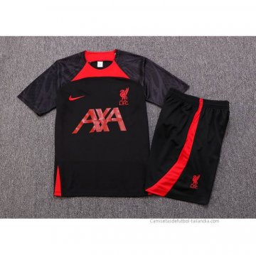 Chandal del Liverpool Manga Corta 2022-2023 Negro - Pantalon Corto