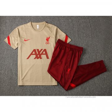 Chandal del Liverpool Manga Corta 2021-2022 Amarillo