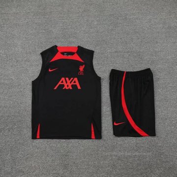 Chandal del Liverpool Sin Mangas 2022-2023 Negro