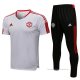 Chandal del Manchester United Manga Corta 2021-2022 Blanco