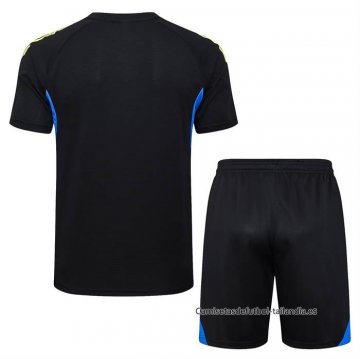 Chandal del Manchester United Manga Corta 2025-2026 Negro - Pantalon Corto