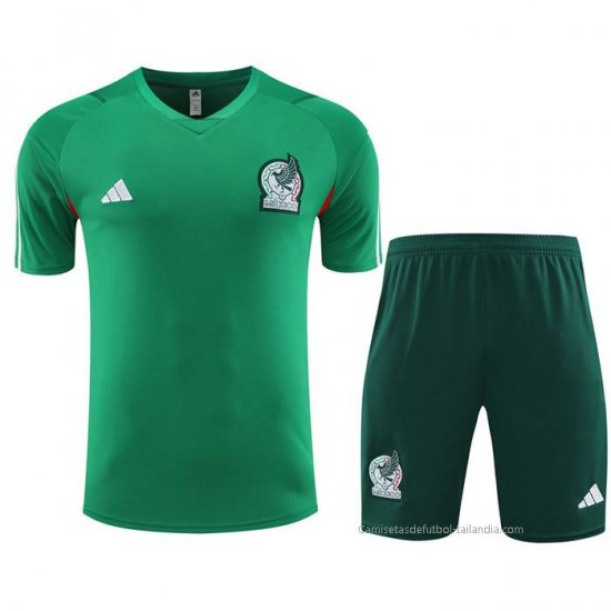 Chandal del Mexico Manga Corta 2023-2024 Verde - Pantalon Corto - Haga un click en la imagen para cerrar