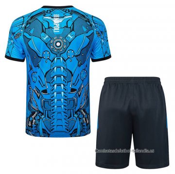 Chandal del Napoli Manga Corta 2025-2026 Azul - Pantalon Corto
