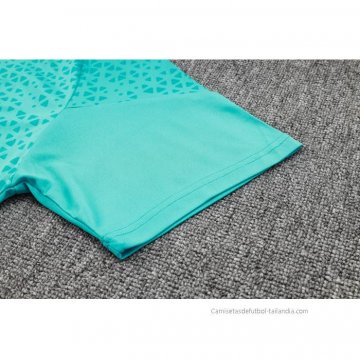 Chandal del Olympique Marsella Manga Corta 2023-2024 Verde - Pantalon Corto