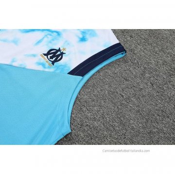 Chandal del Olympique Marsella Sin Mangas 2022-2023 Azul