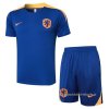 Chandal del Paises Bajos Manga Corta 2024-2025 Azul - Pantalon Corto Chandal del Paises Bajos Manga Corta 2024-2025 Azul - Pantalon Corto