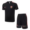 Chandal del Paises Bajos Manga Corta 2026-2027 Negro - Pantalon Corto Chandal del Paises Bajos Manga Corta 2026-2027 Negro - Pantalon Corto