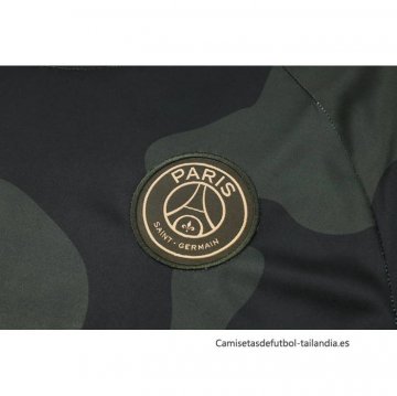 Chandal del Paris Saint-Germain Jordan Manga Corta 2024-2025 Verde - Pantalon Corto