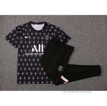 Chandal del Paris Saint-Germain Manga Corta 2021-2022 Negro