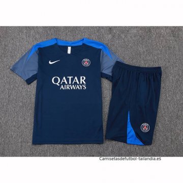 Chandal del Paris Saint-Germain Manga Corta 2025-2026 Azul - Pantalon Corto