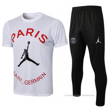 Chandal del Paris Saint-Germain Manga Corta 2021-2022 Blanco Chandal del Paris Saint-Germain Manga Corta 2021-2022 Blanco