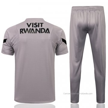 Chandal del Paris Saint-Germain Manga Corta 2021-2022 Gris