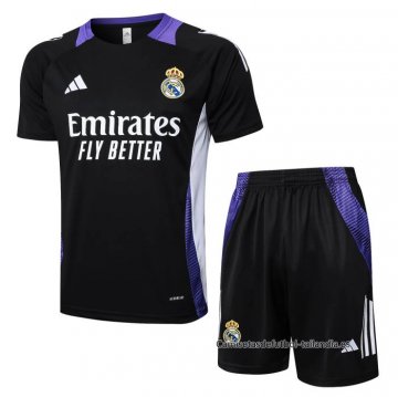 Chandal del Real Madrid Dragon Manga Corta 2024-2025 Negro y Purpura - Pantalon Corto Chandal del Real Madrid Dragon Manga Corta 2024-2025 Negro y Purpura - Pantalon Corto