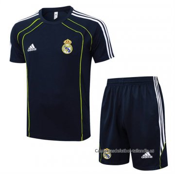 Chandal del Real Madrid Manga Corta 2025-2026 Azul - Pantalon Corto Chandal del Real Madrid Manga Corta 2025-2026 Azul - Pantalon Corto