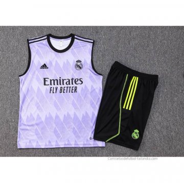 Chandal del Real Madrid Sin Mangas 2023-2024 Purpura