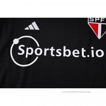 Chandal del Sao Paulo Manga Corta 2023-2024 Negro - Pantalon Corto