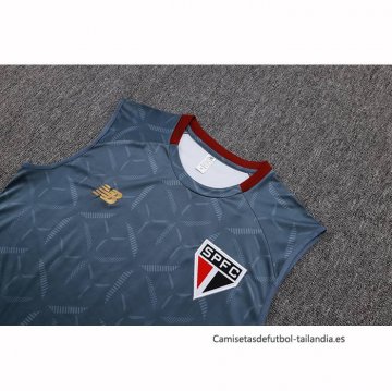 Chandal del Sao Paulo Sin Mangas 2025-2026 Gris