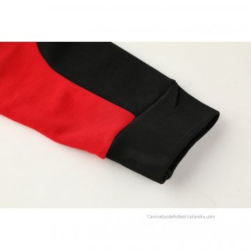 Chaqueta con Capucha del AC Milan 2021 Rojo