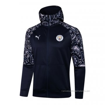 Chaqueta con Capucha del Manchester City 2021 Azul Chaqueta con Capucha del Manchester City 2021 Azul