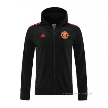 Chaqueta con Capucha del Manchester United 2022-2023 Negro Chaqueta con Capucha del Manchester United 2022-2023 Negro