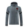Chaqueta con Capucha del Paris Saint-Germain 2021-2022 Gris Chaqueta con Capucha del Paris Saint-Germain 2021-2022 Gris