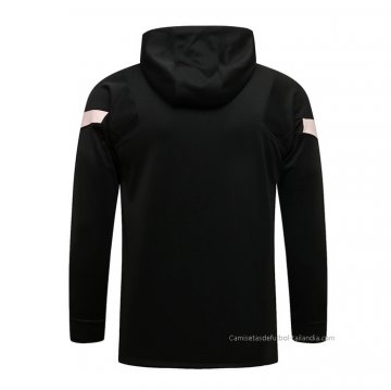 Chaqueta con Capucha del Paris Saint-Germain 2021-2022 Negro