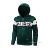 Chaqueta con Capucha del Paris Saint-Germain 2021-2022 Verde Chaqueta con Capucha del Paris Saint-Germain 2021-2022 Verde