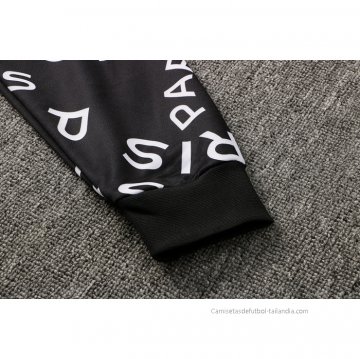 Chaqueta con Capucha del Paris Saint-Germain Jordan 2021-2022 Negro