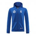 Chaqueta con Capucha del Real Madrid 2022-2023 Azul
