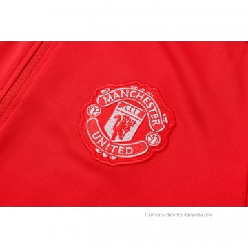 Chaqueta del Manchester United 2021-2022 Rojo y Negro
