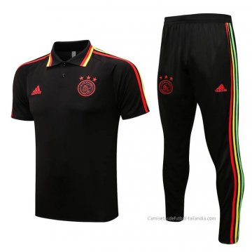 Conjunto Polo del Ajax 2022-2023 Negro Conjunto Polo del Ajax 2022-2023 Negro
