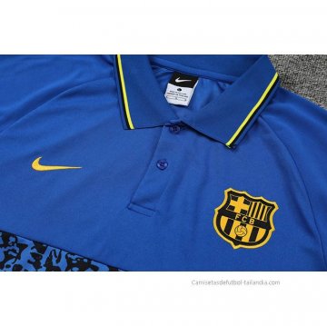 Conjunto Polo del Barcelona 2022-2023 Azul
