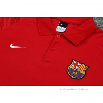 Conjunto Polo del Barcelona 2022-2023 Rojo