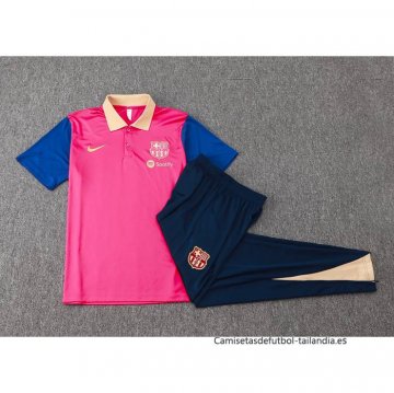 Conjunto Polo del Barcelona 2024-2025 Rojo