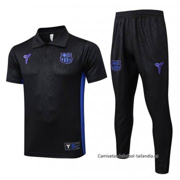 Conjunto Polo del Barcelona 2025-2026 Negro