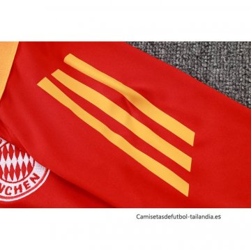 Conjunto Polo del Bayern Munich 2024-2025 Rojo
