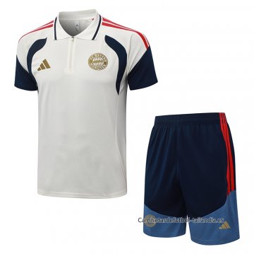 Conjunto Polo del Bayern Munich 2026-2027 Crema Conjunto Polo del Bayern Munich 2026-2027 Crema