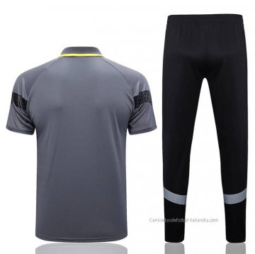 Conjunto Polo del Borussia Dortmund 2023-2024 Gris