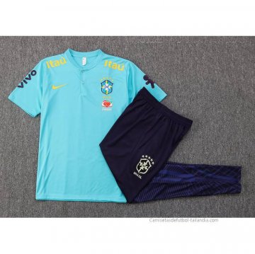 Conjunto Polo del Brasil 2022-2023 Azul