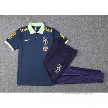 Conjunto Polo del Brasil 2023-2024 Azul