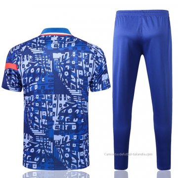 Conjunto Polo del Chelsea 2021-2022 Azul
