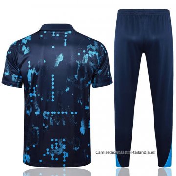 Conjunto Polo del Chelsea 2024-2025 Azul Oscuro