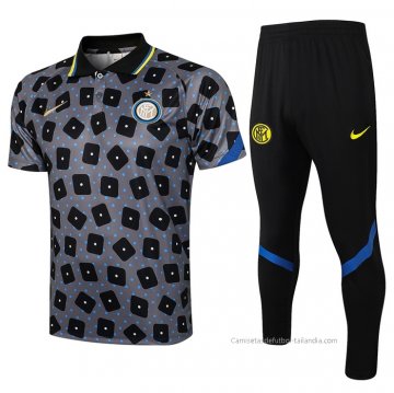 Conjunto Polo del Inter Milan 2021-2022 Gris Conjunto Polo del Inter Milan 2021-2022 Gris
