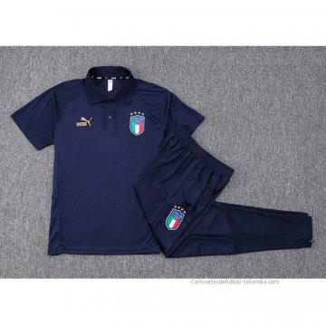 Conjunto Polo del Italia 2023-2024 Azul