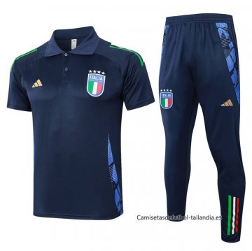 Conjunto Polo del Italia 2024-2025 Azul Conjunto Polo del Italia 2024-2025 Azul