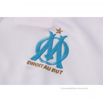 Conjunto Polo del Olympique Marsella 2021-2022 Blanco